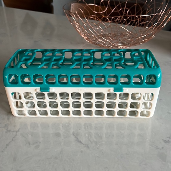 Oxo Other - OXO Tot Dishwasher Basket for Bottle Parts & Accessories, Teal